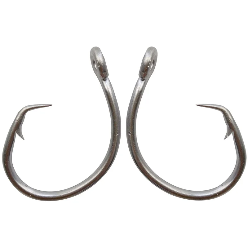 40pcs 39960 Stainless Steel Fishing Hooks White Thick Tuna Circle Bait Fishing Hook Size 8/0 9/0 10/0 11/0 12/0 13/0 14/0 15/0
40pcs 39960 Stainless Steel Fishing Hooks White Thick Tuna Circle Bait Fishing Hook Size 8/0 9/0 10/0 11/0 12/0 13/0 14/0 15/0