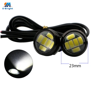 Car Styling 2 PCS 5630 6 SMD 23MM Eagle Eyes Daytime Running Lights White Car Light Auto Turn Signal Reverse LED Lamps 12V DC
Car Styling 2 PCS 5630 6 SMD 23MM Eagle Eyes Daytime Running Lights White Car Light Auto Turn Signal Reverse LED Lamps 12V DC