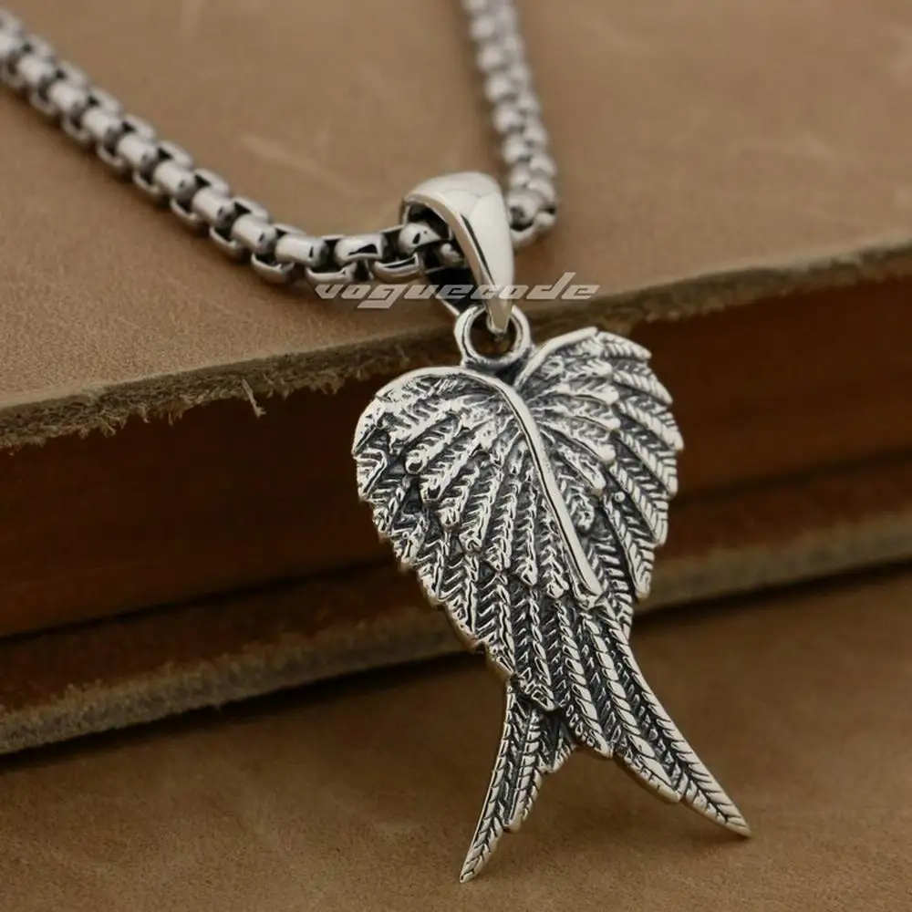 Lovely Angel Wings--Two Wings Charm 925 Sterling Silver Pendant 8X021A(Necklace 26inch)
Lovely Angel Wings--Two Wings Charm 925 Sterling Silver Pendant 8X021A(Necklace 26inch)