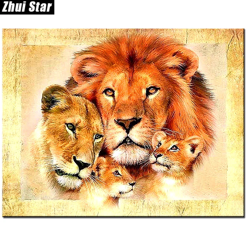 Full Square Diamond 5D DIY Diamond Painting "Lion family" Embroidery Cross Stitch Rhinestone Mosaic Painting Home Decor Gift VIP
Full Square Diamond 5D DIY Diamond Painting "Lion family" Embroidery Cross Stitch Rhinestone Mosaic Painting Home Decor Gift VIP