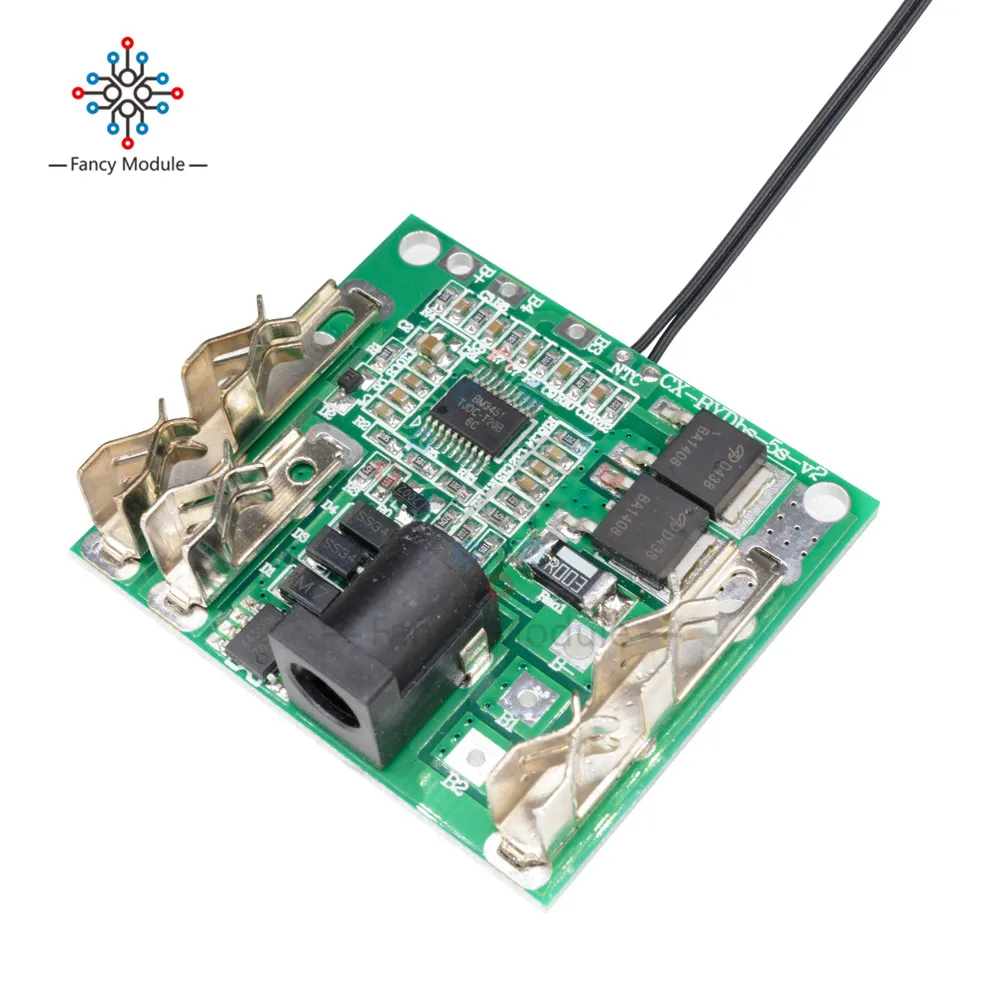 Battery Charging Protection Board 5S 18/21V 20A Li-Ion Lithium Battery Pack Protection Circuit Board BMS Module for Power Tools
Battery Charging Protection Board 5S 18/21V 20A Li-Ion Lithium Battery Pack Protection Circuit Board BMS Module for Power Tools