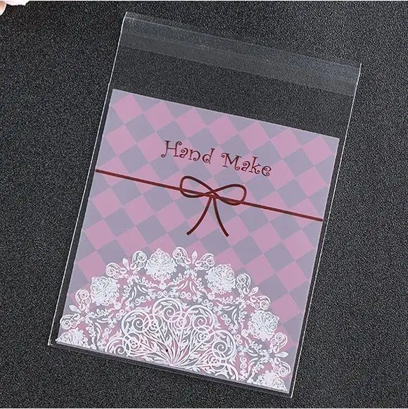 100pcs/lot Pink Lace Wedding Gift Decoration Bags Plastic Self Adhesive Cookie Packaging Bag Hand Make Cake Bag 10*10cm
100pcs/lot Pink Lace Wedding Gift Decoration Bags Plastic Self Adhesive Cookie Packaging Bag Hand Make Cake Bag 10*10cm