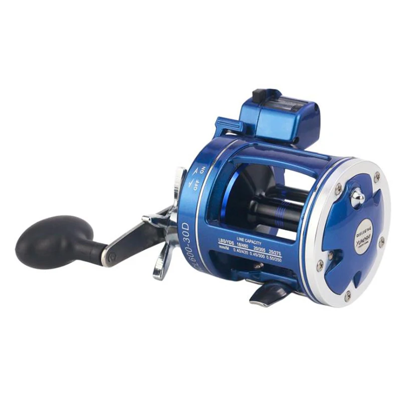 YUMOSHI 30D/50D Bait Casting 12 Ball Bearing Depth Counter Metal Line Roller Right/Left Hand Fishing Reel
YUMOSHI 30D/50D Bait Casting 12 Ball Bearing Depth Counter Metal Line Roller Right/Left Hand Fishing Reel