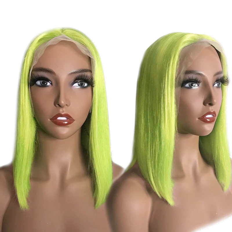Charism Fluorescent Green Synthetic Lace Front Wig for Makeup Wigs Heat Resistant Hair Natural Straight Short Bob Wig
Charism Fluorescent Green Synthetic Lace Front Wig for Makeup Wigs Heat Resistant Hair Natural Straight Short Bob Wig
