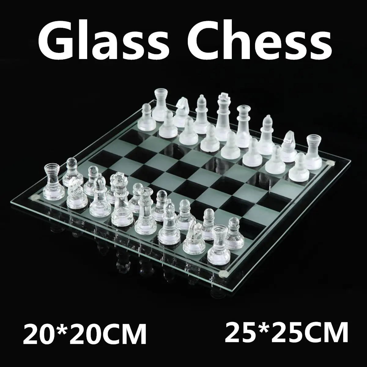 Luxury Elegant K9 Glass Chess Medium Wrestling Packaging International Chess Game Entertainment Chess Set Glass Board Chess Game
Luxury Elegant K9 Glass Chess Medium Wrestling Packaging International Chess Game Entertainment Chess Set Glass Board Chess Game