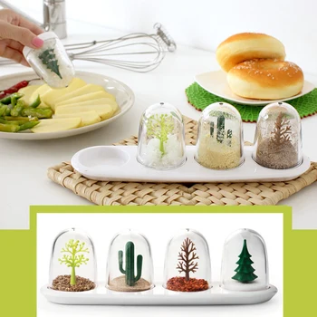 4Grid Plant/Animal Plastic Kitchen Storage Box Herbs Spices Pepper And Salt Jars Storage Box Container Kitchen Organizer Bottle
4Grid Plant/Animal Plastic Kitchen Storage Box Herbs Spices Pepper And Salt Jars Storage Box Container Kitchen Organizer Bottle