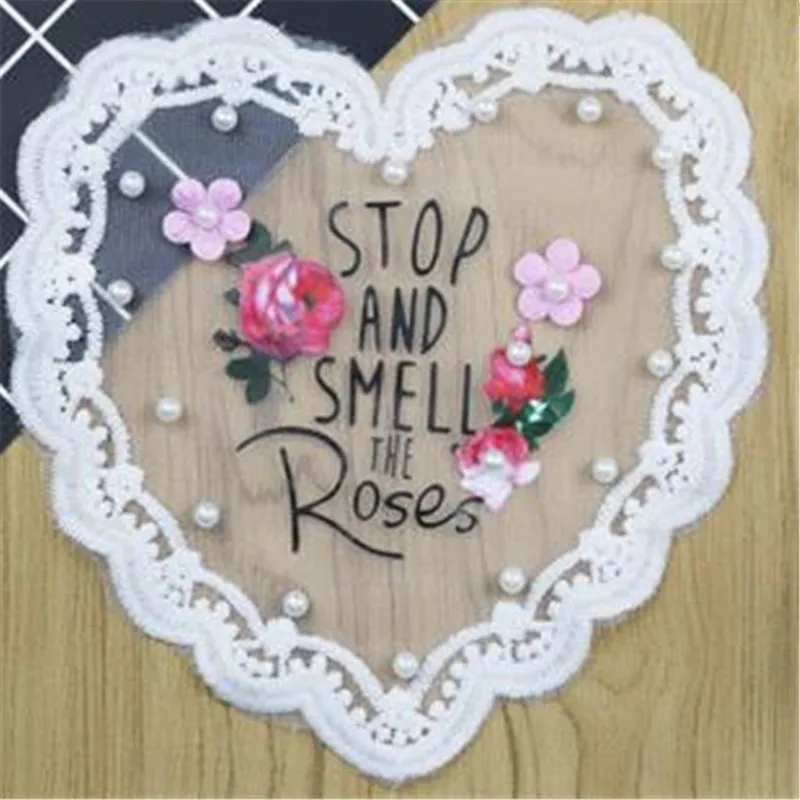 Clothing diy embroidery lace beading heart rose patch deal with it biker patches for clothes stickers fabric free shipping
Clothing diy embroidery lace beading heart rose patch deal with it biker patches for clothes stickers fabric free shipping