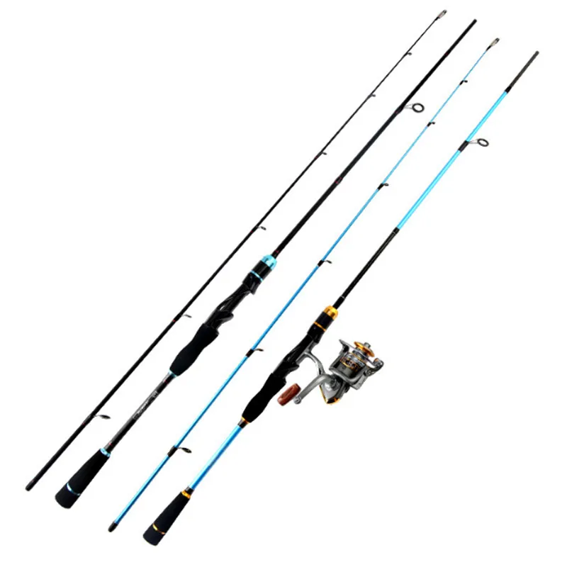 

YIYI cheap spinning fishing rod high carbon fiber 2 SEC bass fishing pole lure fishing tackle