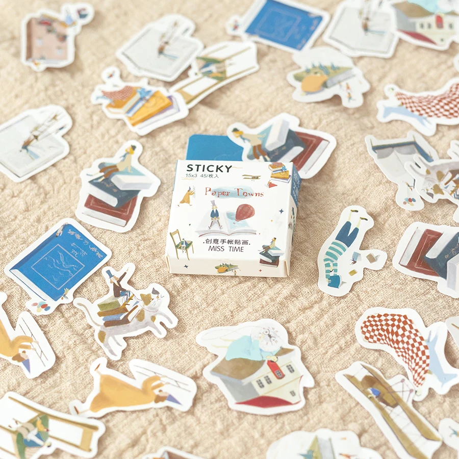 45 Pcs/Lot Creative City of sky Decorative Beautifully Stickers set Scrapbooking Stick Label Diary Stickers Japanese stationery
45 Pcs/Lot Creative City of sky Decorative Beautifully Stickers set Scrapbooking Stick Label Diary Stickers Japanese stationery