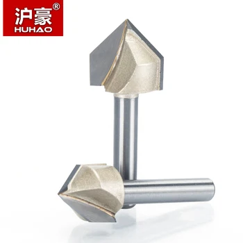 HUHAO 1pcs 1/2" 1/4" Shank V Type slotting cutter Professional Router Bits for wood 90 Deg Tungsten Woodworking Carving Tool
HUHAO 1pcs 1/2" 1/4" Shank V Type slotting cutter Professional Router Bits for wood 90 Deg Tungsten Woodworking Carving Tool