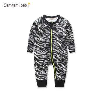 SAMGAMI BABY 2019 Newborn Boy Girl Clothes Fashion Zipper Long Sleeve Zebra pattern Printed Jumpsuit Baby Romper Infant Clothes
SAMGAMI BABY 2019 Newborn Boy Girl Clothes Fashion Zipper Long Sleeve Zebra pattern Printed Jumpsuit Baby Romper Infant Clothes