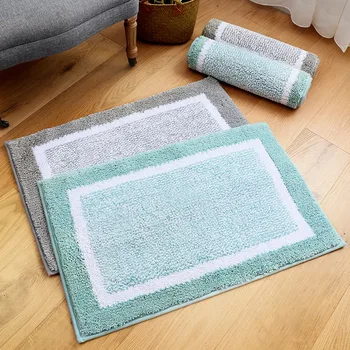 Soft Non slip Absorbent Mat for Bathroom Living Room Grey Rectangle Microfiber Mat Area Rug home decoration 40x65cm/50x80cm
Soft Non slip Absorbent Mat for Bathroom Living Room Grey Rectangle Microfiber Mat Area Rug home decoration 40x65cm/50x80cm