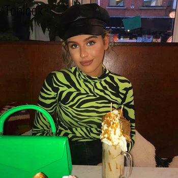 Toplook Zebra pattern bodysuit women highneck stretch long sleeve print bodycon sexy winter fashion party club casual body
Toplook Zebra pattern bodysuit women highneck stretch long sleeve print bodycon sexy winter fashion party club casual body