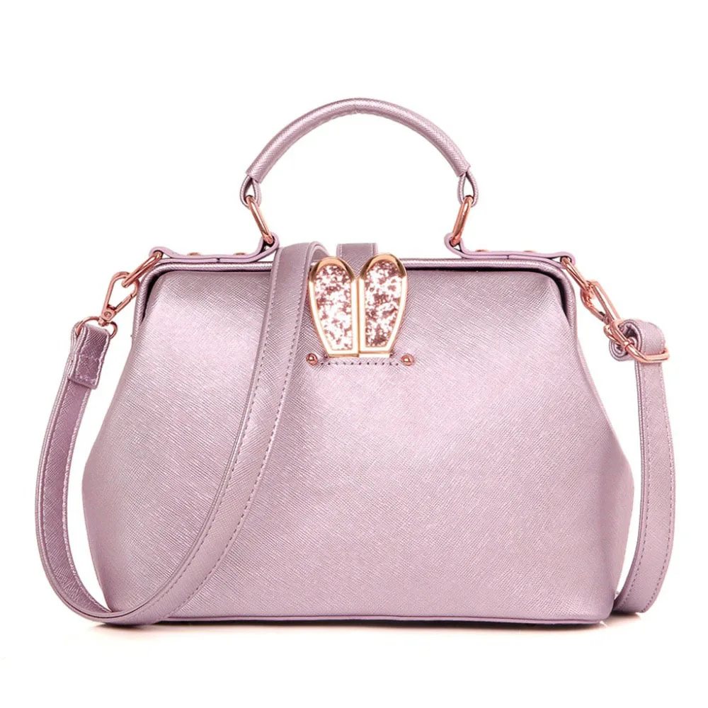 Women's PU Leather Handbag w/ Rabbit Ears Design