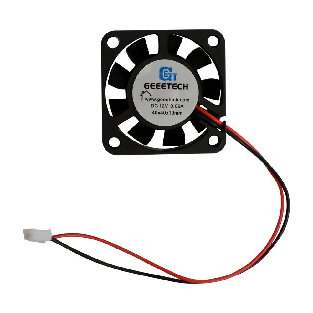 Geeetech Mini Fan DC 12V 0.09A 40x40x10mm Pursa Reprap Mendel for 3D Printer Stepper Motor
Geeetech Mini Fan DC 12V 0.09A 40x40x10mm Pursa Reprap Mendel for 3D Printer Stepper Motor