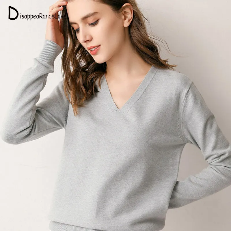 2019 Thick Soft Cashmere Large V-neck Sweaters and Pullovers Women Autumn Winter Jumper Sweater Female Top Knitted Brand
2019 Thick Soft Cashmere Large V-neck Sweaters and Pullovers Women Autumn Winter Jumper Sweater Female Top Knitted Brand