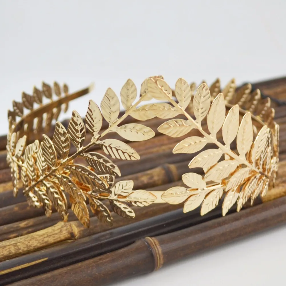 Greek Tiaras Gold Silver Metal Headband Hairbands Bridal Crown Headpiece Girl Wedding Hair Accessories Leaf Women Hair Jewelry
Greek Tiaras Gold Silver Metal Headband Hairbands Bridal Crown Headpiece Girl Wedding Hair Accessories Leaf Women Hair Jewelry