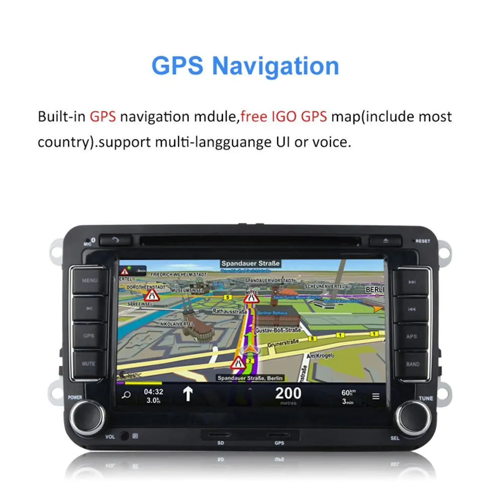 7 inch 2DIN Car DVD Player Auto Stereo FM/AM Radio GPS Navigation Unit Multimedia Player with Camera Support TF USB
7 inch 2DIN Car DVD Player Auto Stereo FM/AM Radio GPS Navigation Unit Multimedia Player with Camera Support TF USB