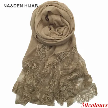 1PCS Hot sale fashion cotton and viscose lace scarves muslim head Scarf shaws soild elegant lady simple flowers high quality
1PCS Hot sale fashion cotton and viscose lace scarves muslim head Scarf shaws soild elegant lady simple flowers high quality