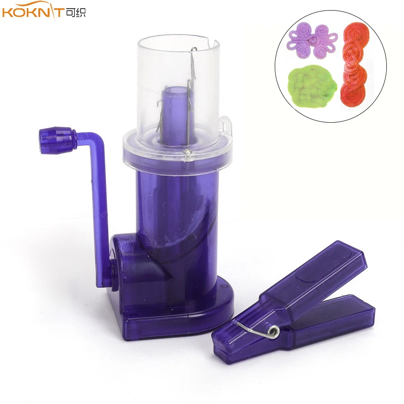 KOKNIT Hand-Operated Embellish-Knit Mini Weaver Knitting Machine Creative DIY Spool Knitter Craft Bracelet Weave Tools For Kids
KOKNIT Hand-Operated Embellish-Knit Mini Weaver Knitting Machine Creative DIY Spool Knitter Craft Bracelet Weave Tools For Kids