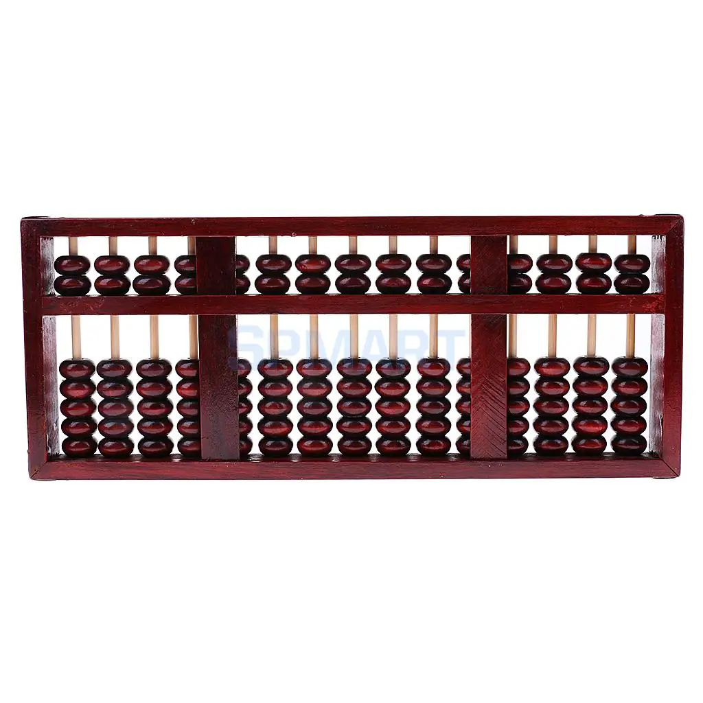 Винтажный деревянный 15 стержней арифметический Abacus китайский расчетный
