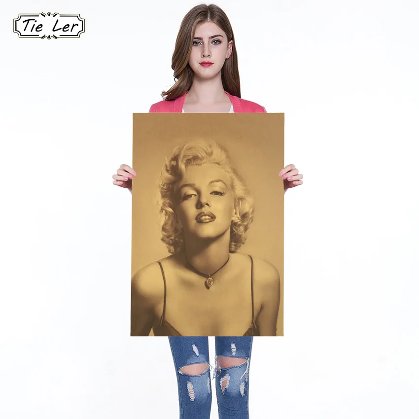 1PC Vintage Classic Marilyn Monroe Poster Cafe Bar Home Decor Painting Retro Kraft Paper Wall Sticker Wallpaper 51.5X36cm
1PC Vintage Classic Marilyn Monroe Poster Cafe Bar Home Decor Painting Retro Kraft Paper Wall Sticker Wallpaper 51.5X36cm