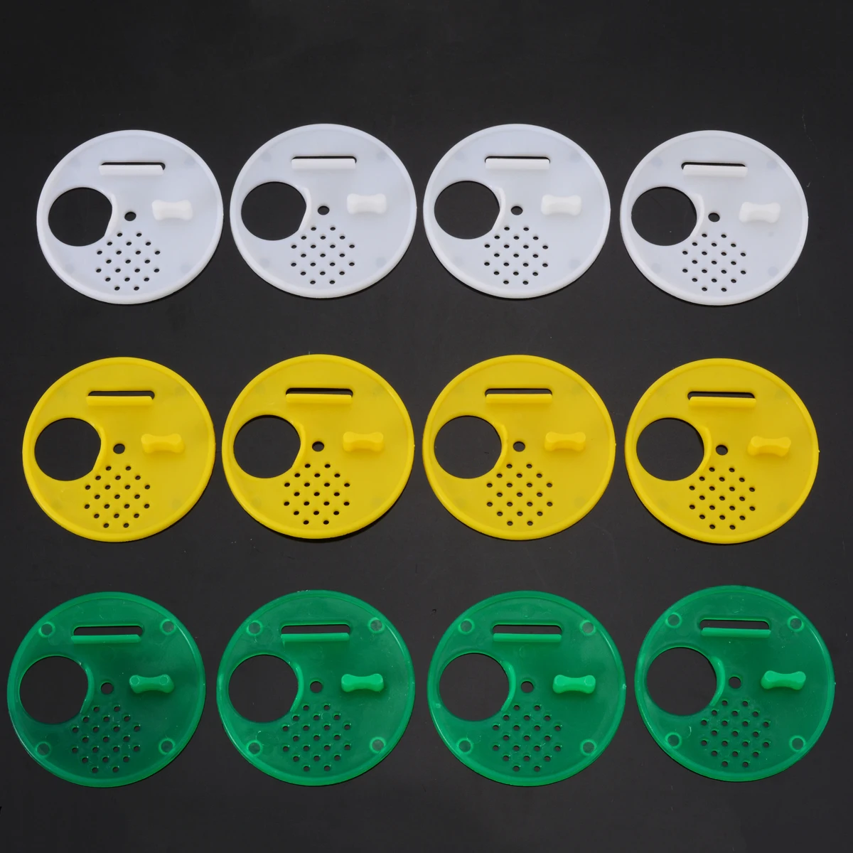 12Pcs Beehive Gates Plastic Beehive Entrance Gates 3 Colors Beekeepers Bee Hive Nuc Box Entrance Gates Beekeeping Equipment
12Pcs Beehive Gates Plastic Beehive Entrance Gates 3 Colors Beekeepers Bee Hive Nuc Box Entrance Gates Beekeeping Equipment