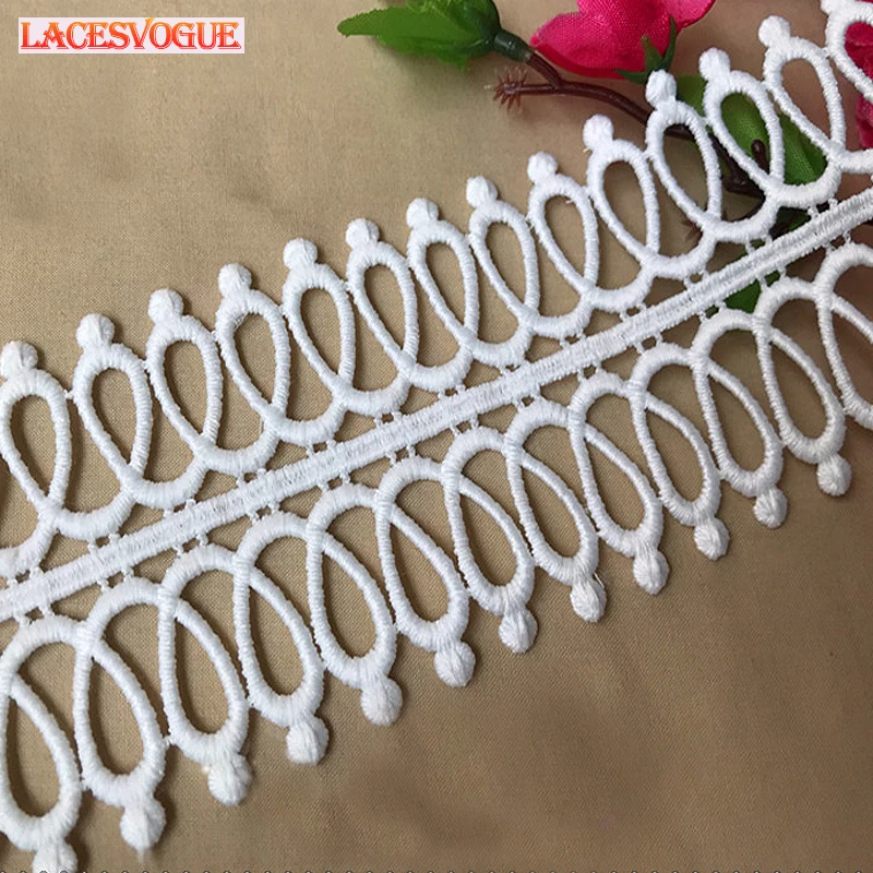 19Yards 7cm Milk Fiber Waves Embroidery Lace Fabric Garment Needlework Sewing DIY Handmade Accessories Dress Decoration 891
19Yards 7cm Milk Fiber Waves Embroidery Lace Fabric Garment Needlework Sewing DIY Handmade Accessories Dress Decoration 891