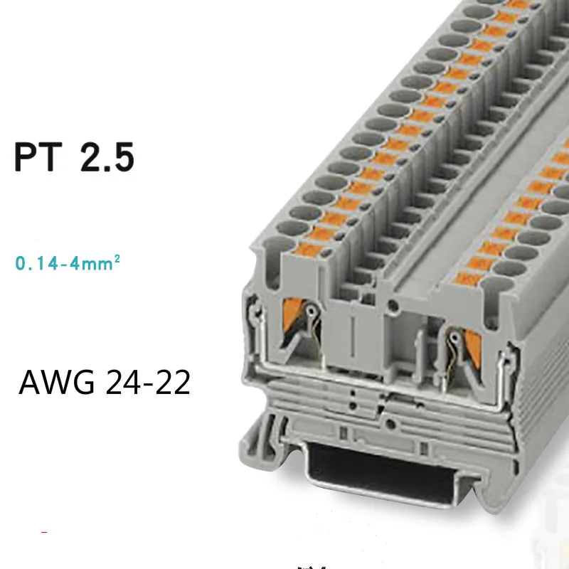 20pcs Phoenix Type Fast Wiring Arrangement Connector PT2.5 Din Rail Combined Push In Spring Screwless Terminal Block
20pcs Phoenix Type Fast Wiring Arrangement Connector PT2.5 Din Rail Combined Push In Spring Screwless Terminal Block