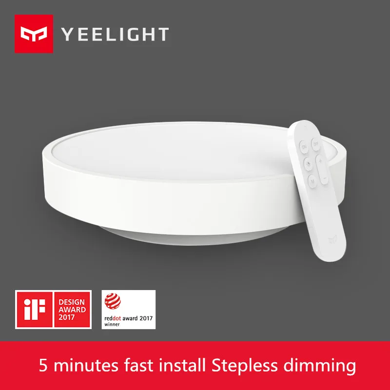 Xiaomi Yeelight Smart APP Control Smart LED Ceiling Light Lamp IP60 Dustproof WIFI/Bluetooth & light strip work with MI home App
Xiaomi Yeelight Smart APP Control Smart LED Ceiling Light Lamp IP60 Dustproof WIFI/Bluetooth & light strip work with MI home App