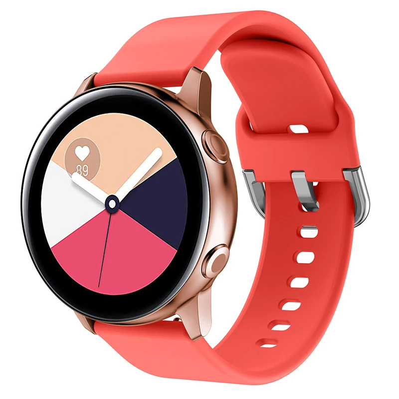 Samsung Galaxy Watch Active gear Pure Colors 20MM Soft Silicone Replacement Bracelet For Huawei Watch 2/Garmin vivoactive 3 Belt
Samsung Galaxy Watch Active gear Pure Colors 20MM Soft Silicone Replacement Bracelet For Huawei Watch 2/Garmin vivoactive 3 Belt