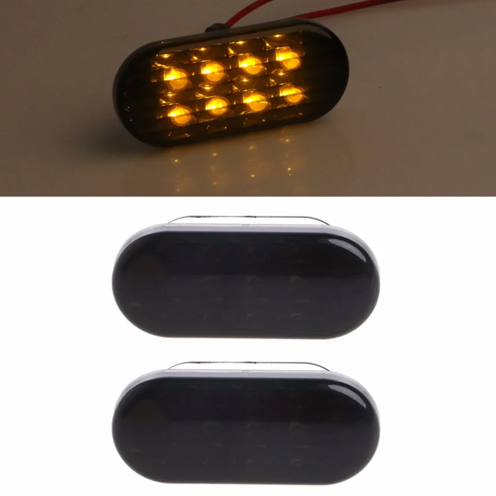 1 Pair Smoke Side Marker Turn Light 8 LED For VW Volkswagen Golf Jetta Passat Amber Light
1 Pair Smoke Side Marker Turn Light 8 LED For VW Volkswagen Golf Jetta Passat Amber Light