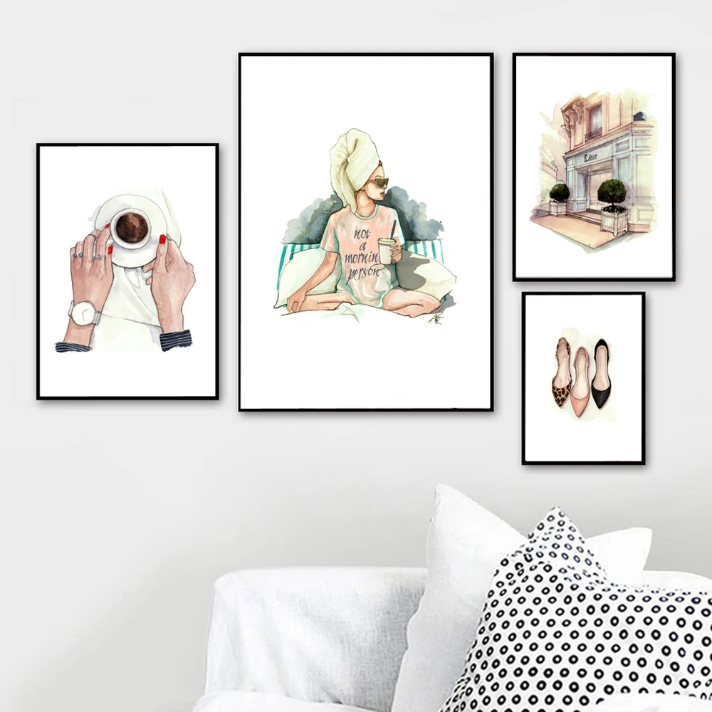 Nordic Style Wall Art Retro Canvas Painting Home Decor Coffee Week Coco Modular Pictures Living Room Posters Printed No Framed
Nordic Style Wall Art Retro Canvas Painting Home Decor Coffee Week Coco Modular Pictures Living Room Posters Printed No Framed