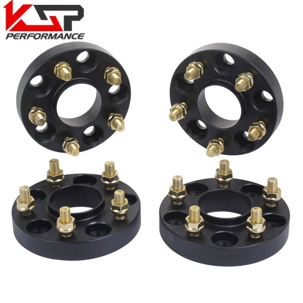 Image KSP 4Pcs Hubcentric Wheel Spacers Adapters 1   Inch 25mm  5x114.3 To 5X4.5 66.1 CB 12X1.25 For Nissan Infiniti FX35 F45 FX50 G