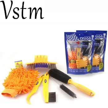 6pcs/lot Clean Tire Brushes Tool Kits set Mountain Road Bike Cleaning Gloves Bicycle Cleaing Kits Cycling Cleaning Kits
6pcs/lot Clean Tire Brushes Tool Kits set Mountain Road Bike Cleaning Gloves Bicycle Cleaing Kits Cycling Cleaning Kits