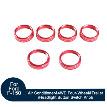 Air Conditioner&4WD Four-Wheel&Traile/Headlight Button Switch Knob Fit For Ford F150 2016+ Deluxe Aluminum Alloy Car Styling
Air Conditioner&4WD Four-Wheel&Traile/Headlight Button Switch Knob Fit For Ford F150 2016+ Deluxe Aluminum Alloy Car Styling