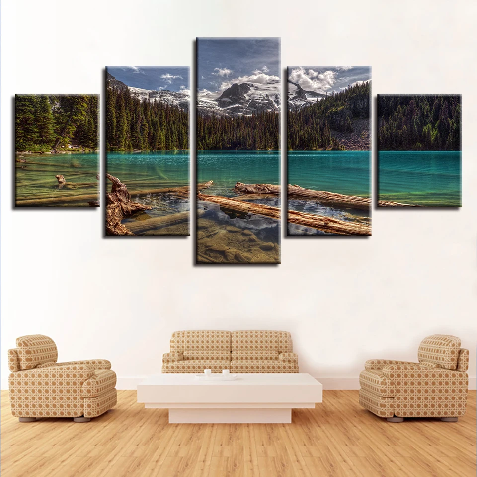Canvas Pictures Home Decor Prints 5 Pieces Mountain And Lake Painting Sea Trees Natural Landscape Poster Modular Wall Art Framed
Canvas Pictures Home Decor Prints 5 Pieces Mountain And Lake Painting Sea Trees Natural Landscape Poster Modular Wall Art Framed