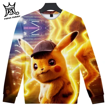 Pokemon Detective Pikachu Capless sweatshirts Women 3D Printed Casual sweatshirt Anime Cartoon tee shirt poleras mujer cute 2019
Pokemon Detective Pikachu Capless sweatshirts Women 3D Printed Casual sweatshirt Anime Cartoon tee shirt poleras mujer cute 2019