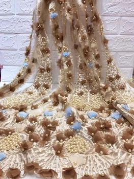 Beautiful African Lace Fabric 2019 High Quality Nigerian French Swiss voile With Beaded Mesh Lace Fabrics 5yards For Dress A1167
Beautiful African Lace Fabric 2019 High Quality Nigerian French Swiss voile With Beaded Mesh Lace Fabrics 5yards For Dress A1167