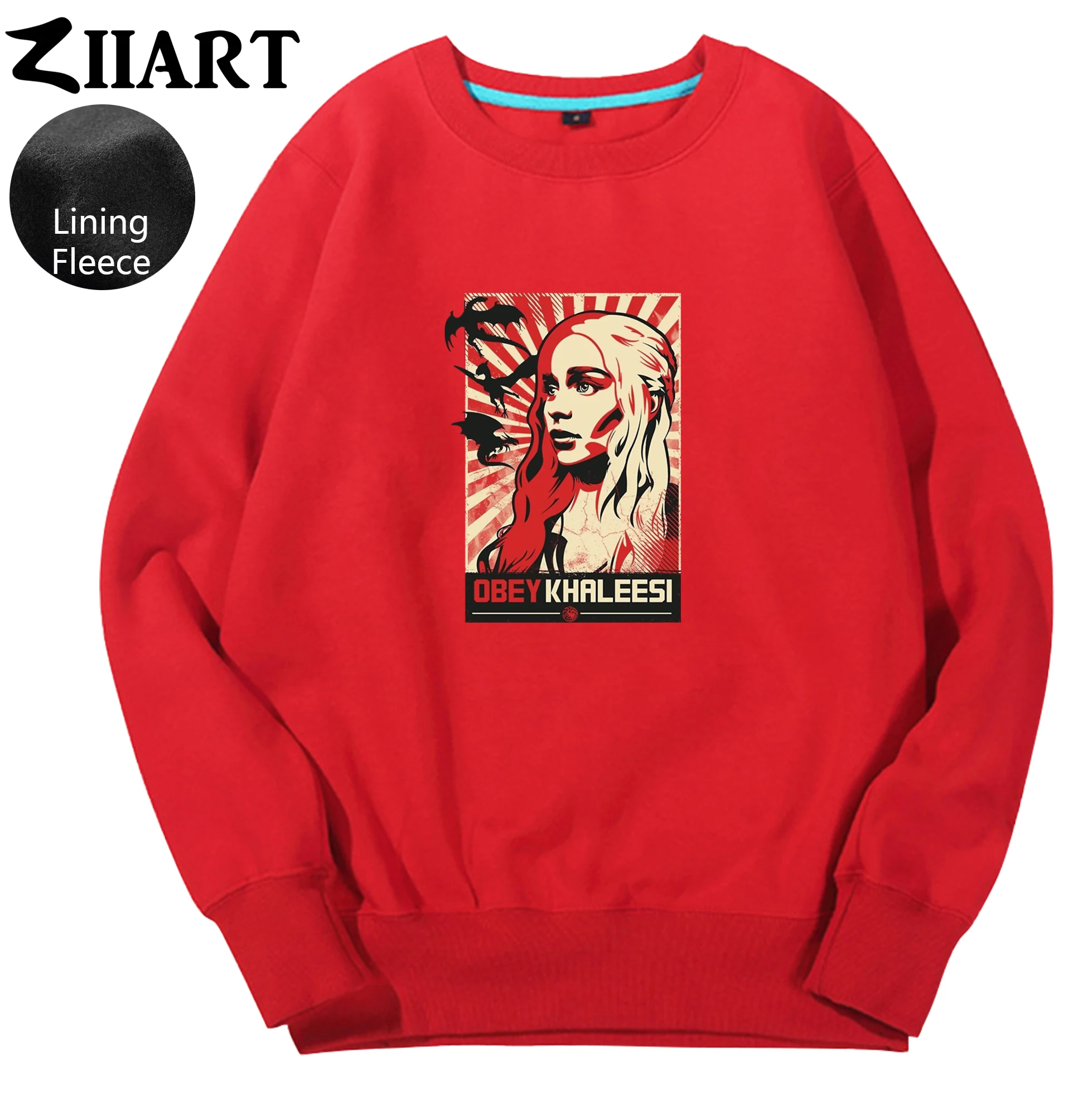 Khaleesi Dragon mother Daenerys Targaryen Couple Clothes Woman teenager Girl Fleece Pullover Sweatshirts ZIIART
Khaleesi Dragon mother Daenerys Targaryen Couple Clothes Woman teenager Girl Fleece Pullover Sweatshirts ZIIART