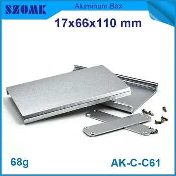 10pcs/lot anodizing aluminium project cabinet with powder coating junction housing 17*66*110mm
10pcs/lot anodizing aluminium project cabinet with powder coating junction housing 17*66*110mm