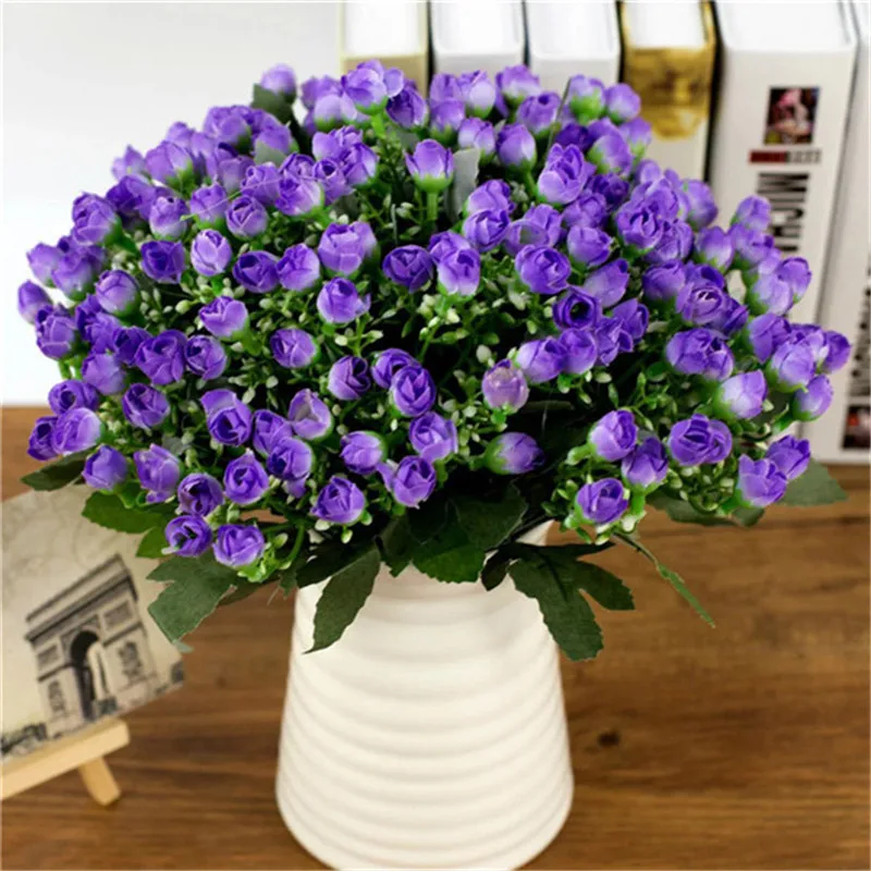 1 bouquet 36 Head Small Bud Roses Simulation Flowers Silk Rose Decorative Flowers Home Decorations for Wedding P20
1 bouquet 36 Head Small Bud Roses Simulation Flowers Silk Rose Decorative Flowers Home Decorations for Wedding P20