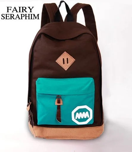 FAIRY SERAPHIM Woman Backpack Hot Sale Korean Style Teenager School Bag Fashion Patchwork Canvas Mochila Backpacks Bags
FAIRY SERAPHIM Woman Backpack Hot Sale Korean Style Teenager School Bag Fashion Patchwork Canvas Mochila Backpacks Bags