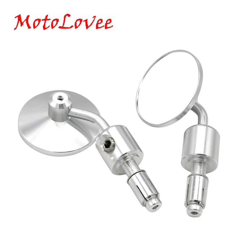 MotoLovee Motorcycle Universal CNC End Mirrors Aluminum Rear View Handle Bar For Kawasaki Yamaha Honda Suzuki Motorcycl Chopper
MotoLovee Motorcycle Universal CNC End Mirrors Aluminum Rear View Handle Bar For Kawasaki Yamaha Honda Suzuki Motorcycl Chopper