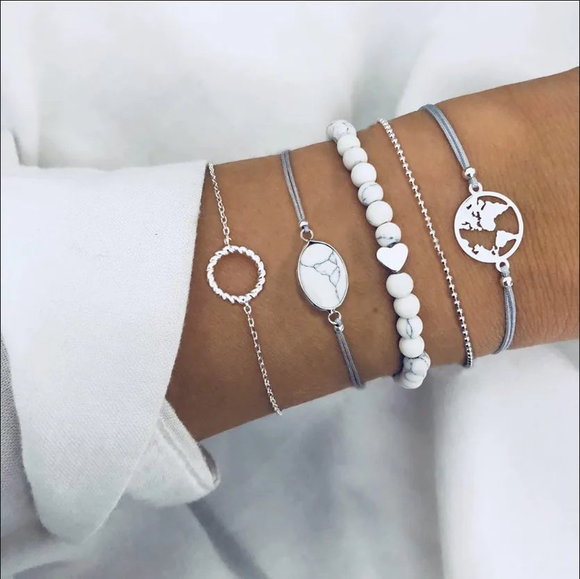 Express Cross-Border New Elliptical Crack Matsushi Bead Chain Map Care Bracelet Set
Express Cross-Border New Elliptical Crack Matsushi Bead Chain Map Care Bracelet Set