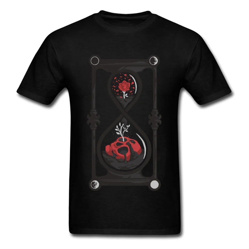 Memento Mori Unique Short Sleeve Tees Thanksgiving Day O Neck 100% Cotton Mens Top T-shirts Unique T-Shirt 2018 New Memento Mori black