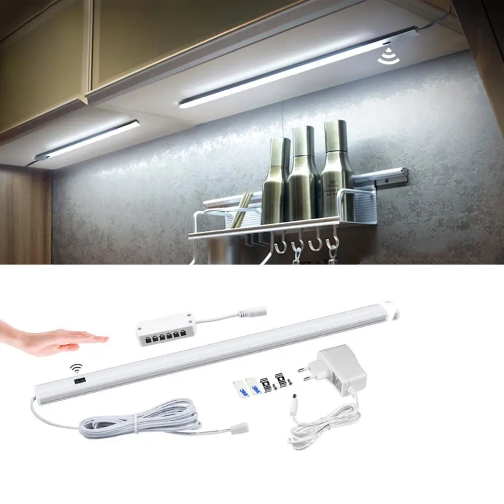 12V LED Hand Wave Switch Under Cabinet Light Infrared Sensor Rigid Strip Bar Light Kitchen Lights Bathroom Lamp Home Decoration
12V LED Hand Wave Switch Under Cabinet Light Infrared Sensor Rigid Strip Bar Light Kitchen Lights Bathroom Lamp Home Decoration