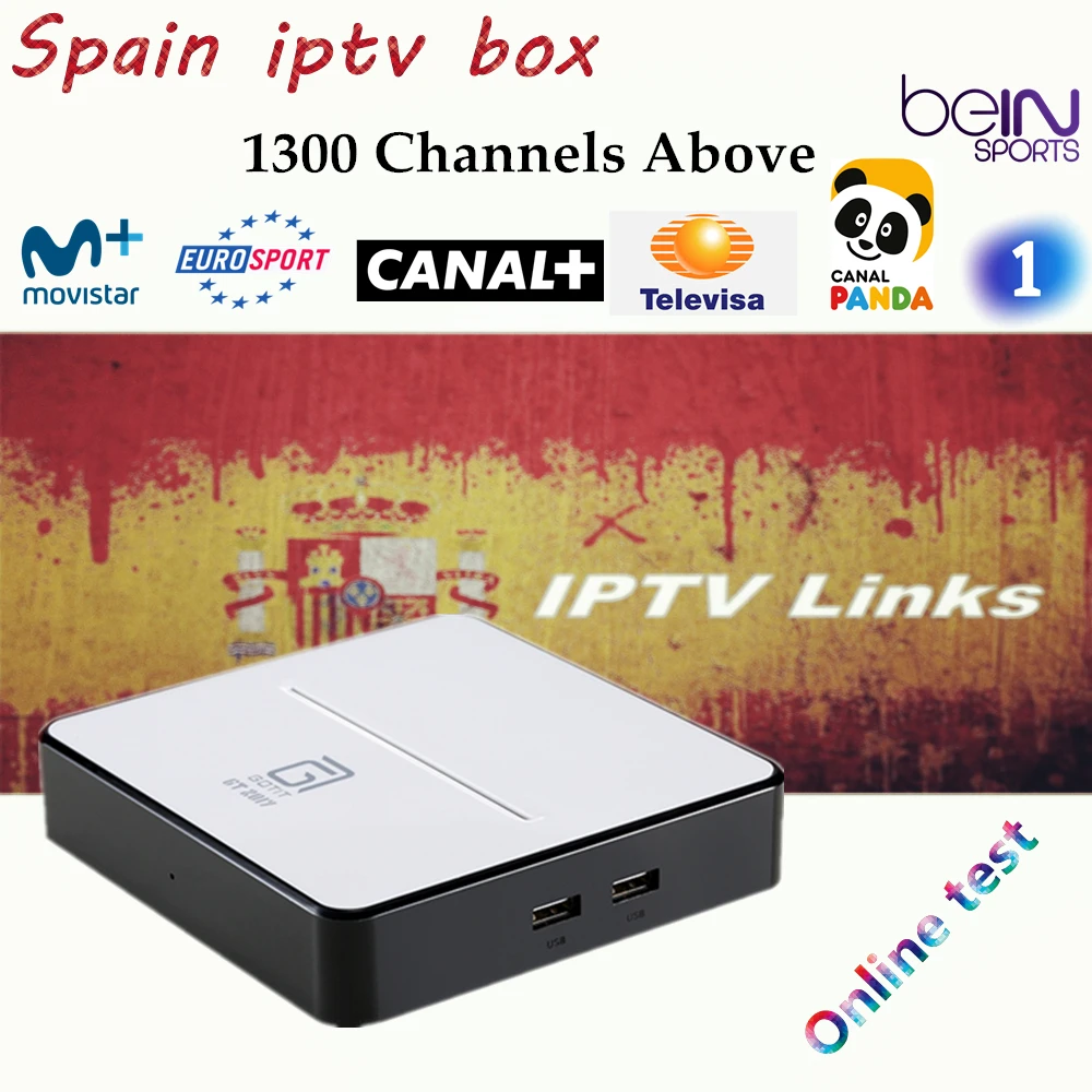 Gotit Spain French IPTV GT 2017 Hybrid Android DVB-S2 TV Box Amlogic S905 best selling in European Spain English Free shipping
Gotit Spain French IPTV GT 2017 Hybrid Android DVB-S2 TV Box Amlogic S905 best selling in European Spain English Free shipping