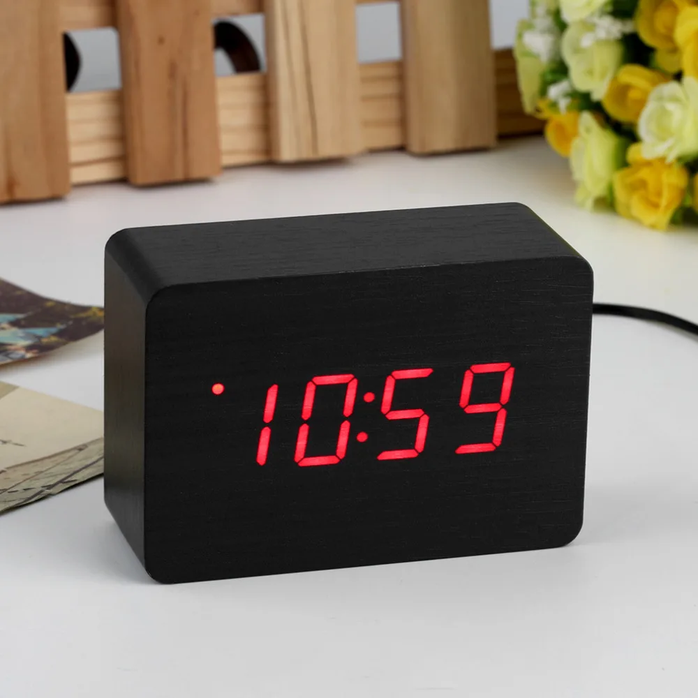 Фото Современные деревянные часы для домашнего использования с - купить