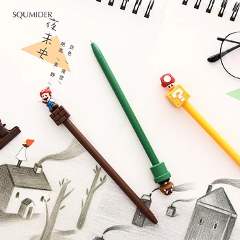 SQUMIDER 3pcs 0.5 mm Creative Cartoon Super Mario Gel Pen Kawai Signature Pen School Office Supplies Students Stationery
SQUMIDER 3pcs 0.5 mm Creative Cartoon Super Mario Gel Pen Kawai Signature Pen School Office Supplies Students Stationery